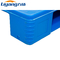 Mavi Plastik EPAL Euro Palet HDPE Paletler Dört Yönlü Tek Yüzlü