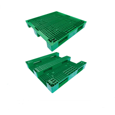 Yeşil Delikli Palet HDPE Depo Plastik Palet 1500x1500mm