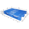 Lacivert HDPE Ters Çevrilebilir Plastik Paletler 1200 X 800 Izgara Yüzey
