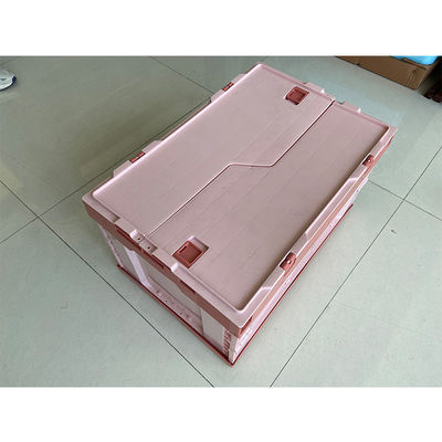 Ekli Kapaklı Katlanır HDPE Plastik Saklama Sandığı