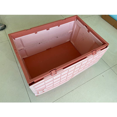 Ekli Kapaklı Katlanır HDPE Plastik Saklama Sandığı
