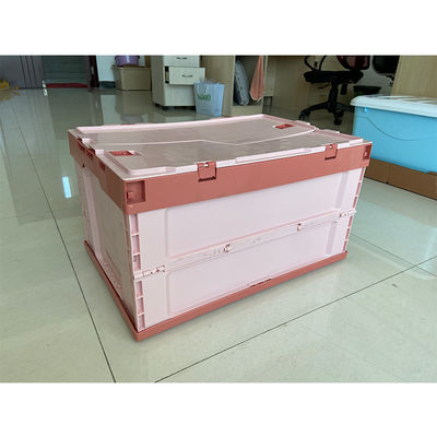 Ekli Kapaklı Katlanır HDPE Plastik Saklama Sandığı