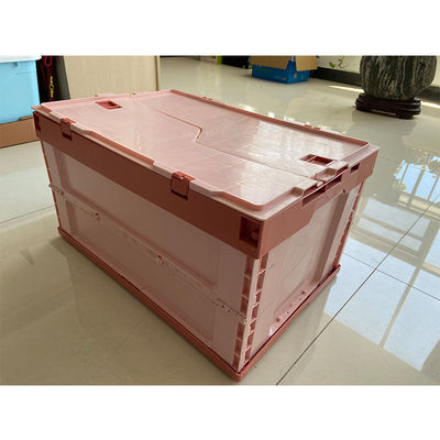 Ekli Kapaklı Katlanır HDPE Plastik Saklama Sandığı