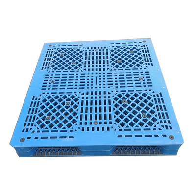 1200 * 1100 * 150mm Metal Raf Depolama Sistemleri Çift Taraflı Yüz İstiflenebilir Plastik Palet