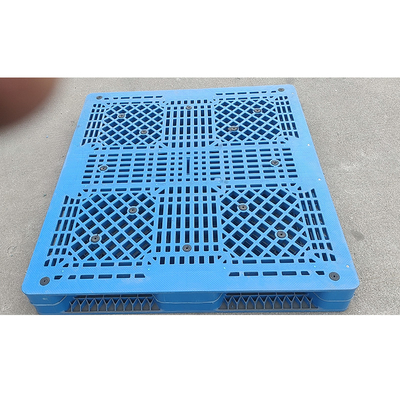 1200 * 1100 * 150mm Metal Raf Depolama Sistemleri Çift Taraflı Yüz İstiflenebilir Plastik Palet