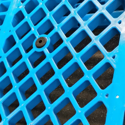 % 100 Bakire Malzeme Hijyenik Plastik Palet 1100 * 1100mm Ağır Hizmet Tipi Çelik Takviyeli