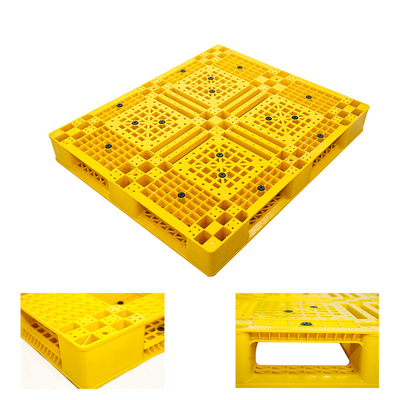 Ağır Hizmet Tipi Büyük HDPE Dört Yönlü Giriş Euro Plastik Palet 1200X1000X150mm
