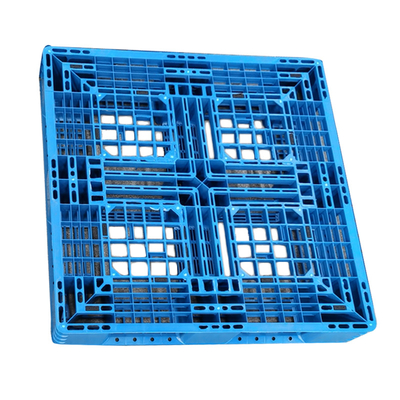 % 100 Bakire Malzeme Hijyenik Plastik Palet 1100 * 1100mm Ağır Hizmet Tipi Çelik Takviyeli